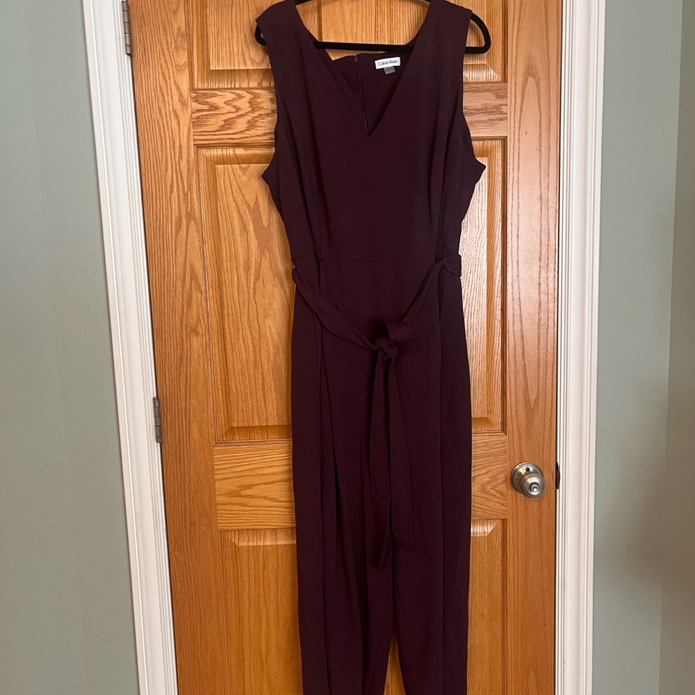 Calvin Klein Women's Jumpsuit in Deep Purple